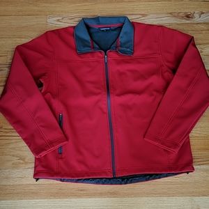 Mens Lands End Red Jacket